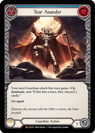 Tear Asunder [U-ELE205] (Tales of Aria Unlimited)  Unlimited Rainbow Foil-1