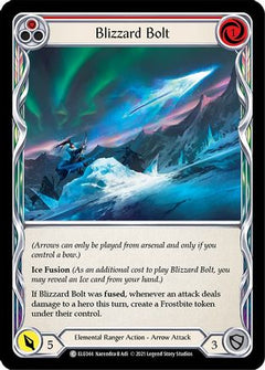 Blizzard Bolt (Red) [U-ELE044] (Tales of Aria Unlimited)  Unlimited Normal-1