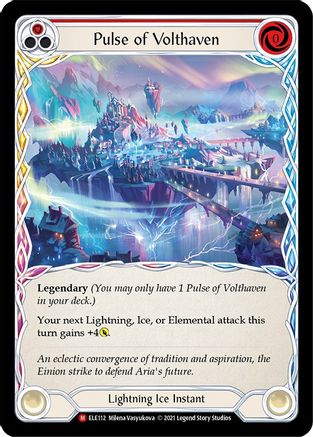 Pulse of Volthaven [U-ELE112] (Tales of Aria Unlimited)  Unlimited Rainbow Foil