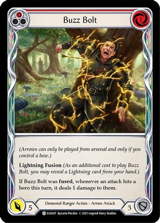 Buzz Bolt (Red) [U-ELE047] (Tales of Aria Unlimited)  Unlimited Rainbow Foil-1