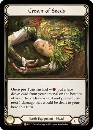 Crown of Seeds [ELE115] (Tales of Aria)  1st Edition Cold Foil-1