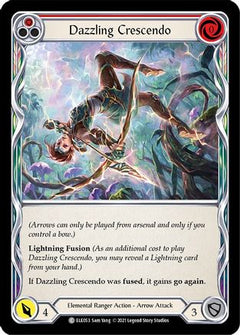 Dazzling Crescendo (Red) [ELE053] (Tales of Aria)  1st Edition Rainbow Foil-1