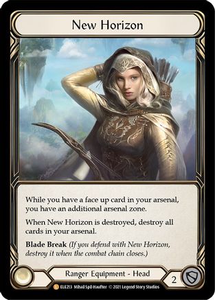 New Horizon [ELE213] (Tales of Aria)  1st Edition Cold Foil-1