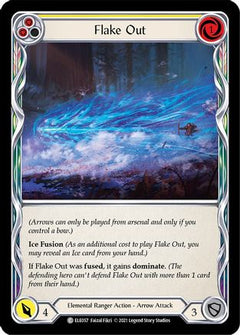 Flake Out (Yellow) [ELE057] (Tales of Aria)  1st Edition Rainbow Foil-1