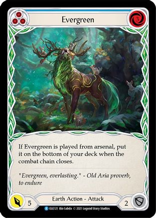 Evergreen (Blue) [U-ELE121] (Tales of Aria Unlimited)  Unlimited Normal-1