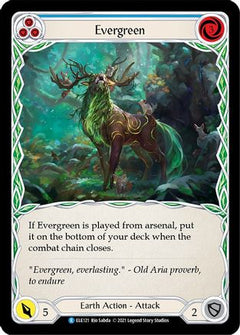 Evergreen (Blue) [ELE121] (Tales of Aria)  1st Edition Normal-1