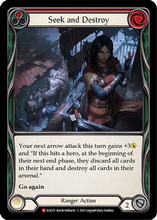 Seek and Destroy [ELE215] (Tales of Aria)  1st Edition Rainbow Foil-1