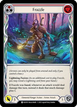 Frazzle (Red) [U-ELE059] (Tales of Aria Unlimited)  Unlimited Rainbow Foil-1