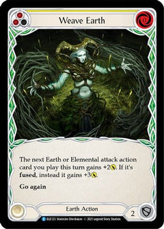 Weave Earth (Yellow) [U-ELE123] (Tales of Aria Unlimited)  Unlimited Rainbow Foil-1