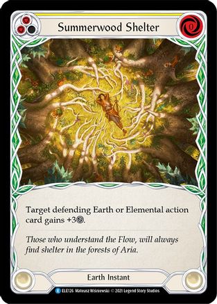Summerwood Shelter (Yellow) [U-ELE126] (Tales of Aria Unlimited)  Unlimited Normal-1