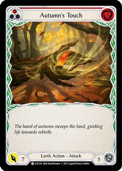 Autumn's Touch (Red) [ELE128] (Tales of Aria)  1st Edition Rainbow Foil-1