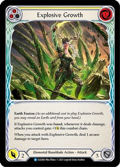 Explosive Growth (Yellow) [ELE068] (Tales of Aria)  1st Edition Rainbow Foil-1