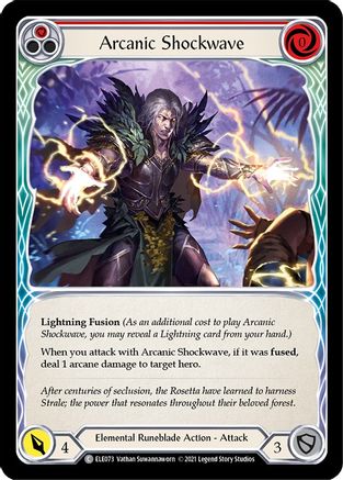Arcanic Shockwave (Red) [U-ELE073] (Tales of Aria Unlimited)  Unlimited Rainbow Foil-1