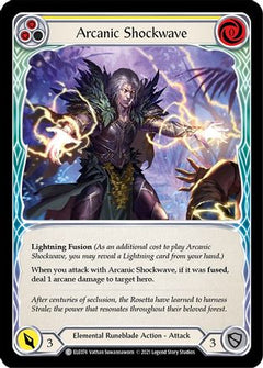 Arcanic Shockwave (Yellow) [U-ELE074] (Tales of Aria Unlimited)  Unlimited Rainbow Foil-1