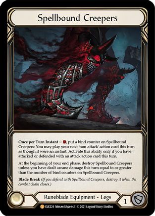Spellbound Creepers [U-ELE224] (Tales of Aria Unlimited)  Unlimited Rainbow Foil-1