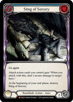 Sting of Sorcery [ELE226] (Tales of Aria)  1st Edition Rainbow Foil-1