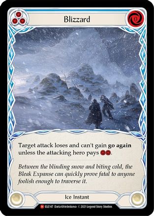 Blizzard [U-ELE147] (Tales of Aria Unlimited)  Unlimited Rainbow Foil-1