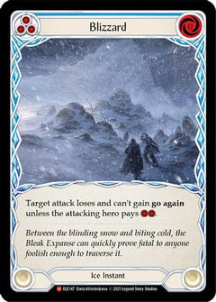 Blizzard [ELE147] (Tales of Aria)  1st Edition Rainbow Foil-1