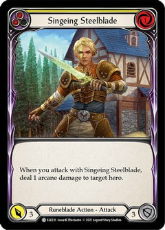 Singeing Steelblade (Yellow) [ELE231] (Tales of Aria)  1st Edition Normal-1