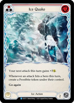 Ice Quake (Red) [ELE151] (Tales of Aria)  1st Edition Normal-1