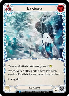 Ice Quake (Blue) [U-ELE153] (Tales of Aria Unlimited)  Unlimited Rainbow Foil-1