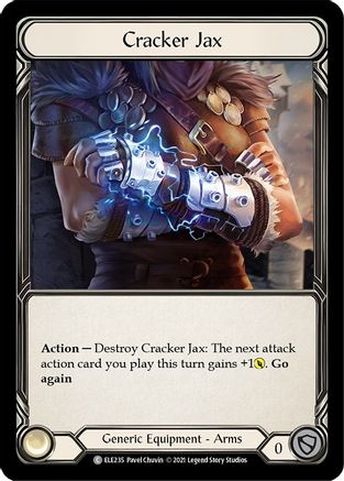 Cracker Jax [ELE235] (Tales of Aria)  1st Edition Cold Foil-1