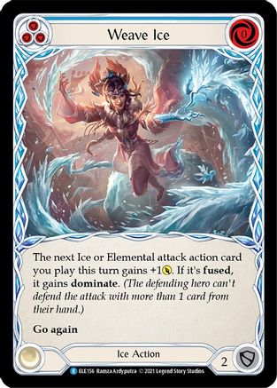 Weave Ice (Blue) [U-ELE156] (Tales of Aria Unlimited)  Unlimited Rainbow Foil-1