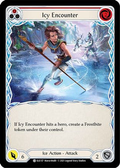 Icy Encounter (Red) [U-ELE157] (Tales of Aria Unlimited)  Unlimited Rainbow Foil-1
