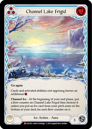 Channel Lake Frigid (Alternate Art) (ELE146) - Tales of Aria Unlimited Edition-1