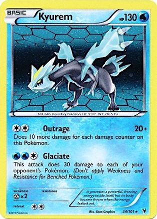 Kyurem (34/101) (Cosmos Holo) [Black & White: Noble Victories]-1