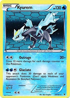 Kyurem (34/101) (Cosmos Holo) [Black & White: Noble Victories]-1