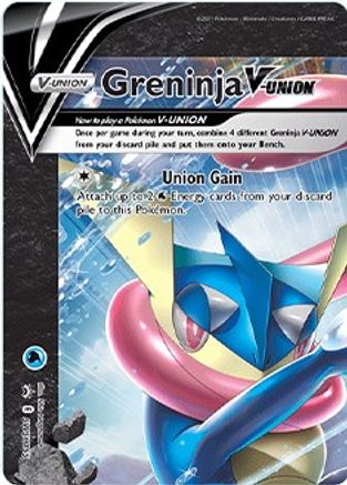 Greninja V-Union (SWSH155) [Sword & Shield: Black Star Promos]-1