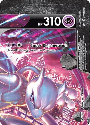 Mewtwo V-Union (SWSH160) [Sword & Shield: Black Star Promos]-1