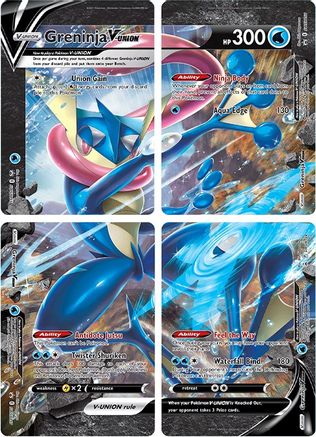 Greninja V-Union (Set of 4) [Sword & Shield: Black Star Promos]-1