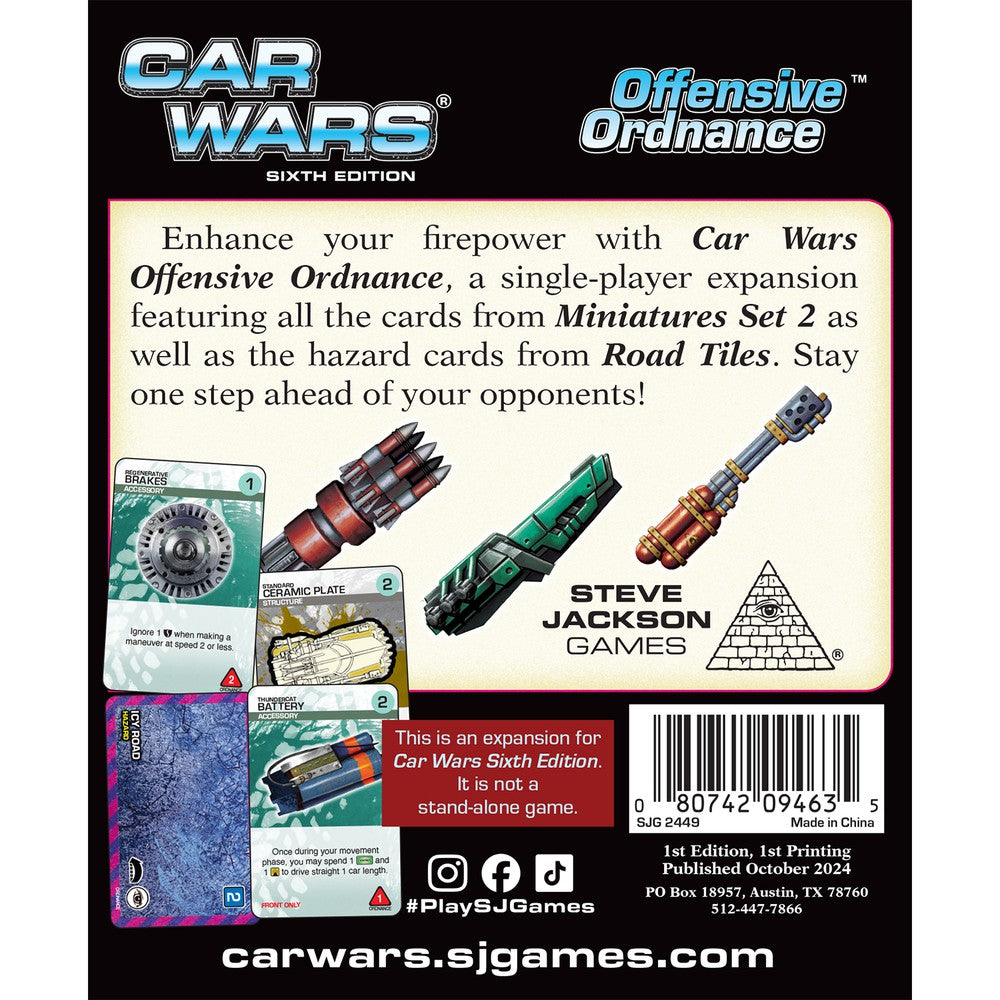 Car Wars Offensive Ordnance