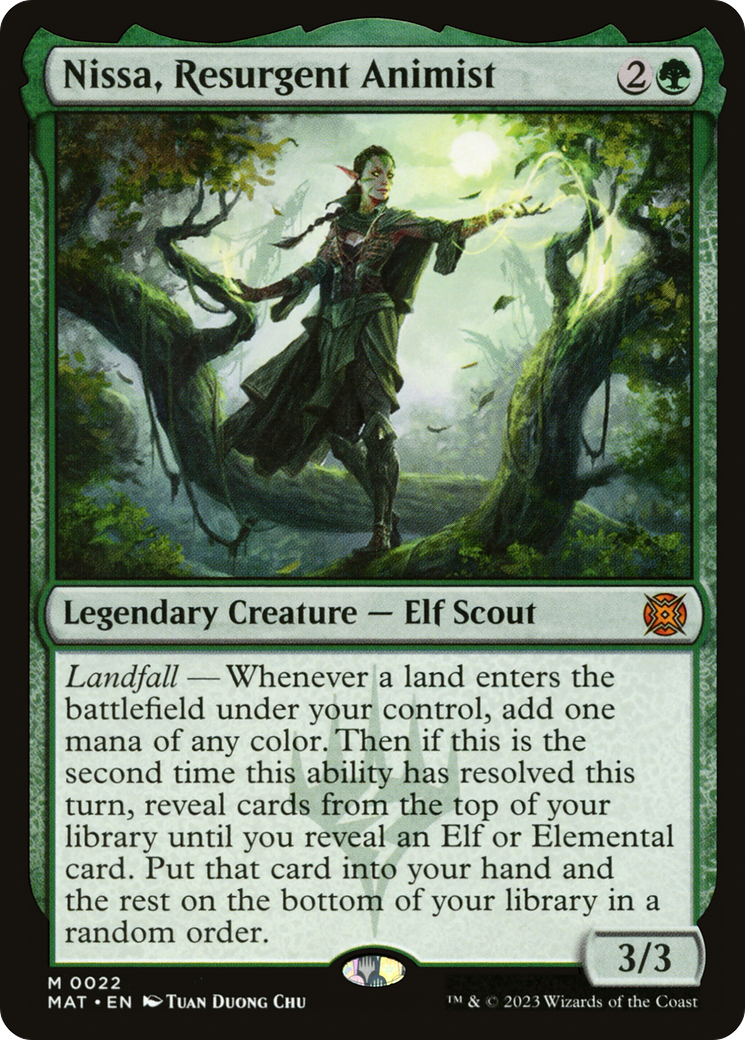 Nissa, Resurgent Animist [March of the Machine: The Aftermath]-1