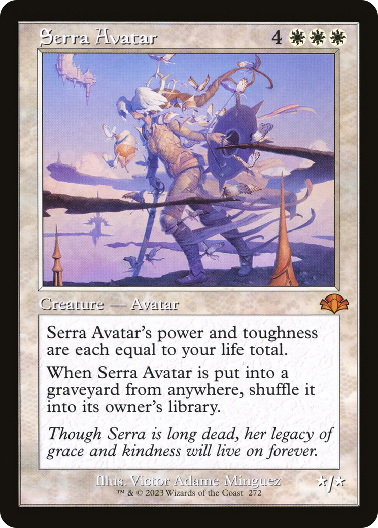Serra Avatar (Retro) [Dominaria Remastered]-1