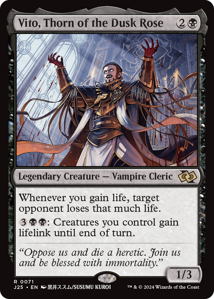 Vito, Thorn of the Dusk Rose (Anime) [Foundations Jumpstart]-1