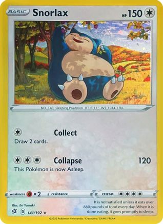 Snorlax (141/192) (Cosmos Holo) [Sword & Shield: Rebel Clash]-1
