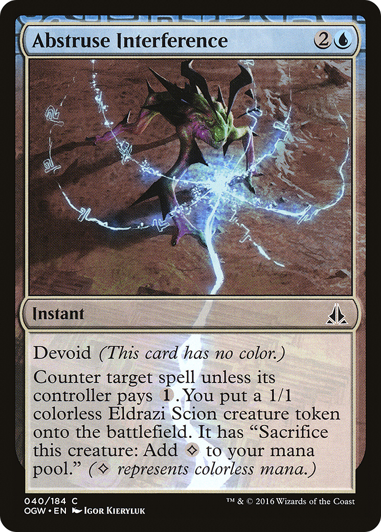 Abstruse Interference [Oath of the Gatewatch]-1