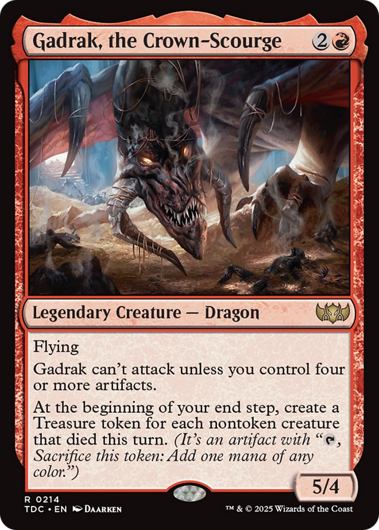 Gadrak, the Crown-Scourge [Tarkir: Dragonstorm Commander]-1
