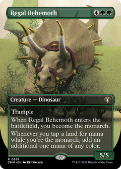 Regal Behemoth (Borderless Alternate Art) [Commander Masters]-1