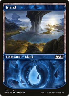 Island (310) (Showcase) [Core Set 2021]-1