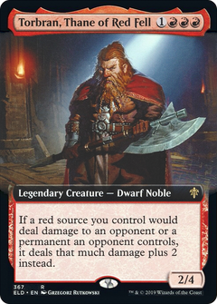 Torbran, Thane of Red Fell (Extended Art) [Throne of Eldraine]-1