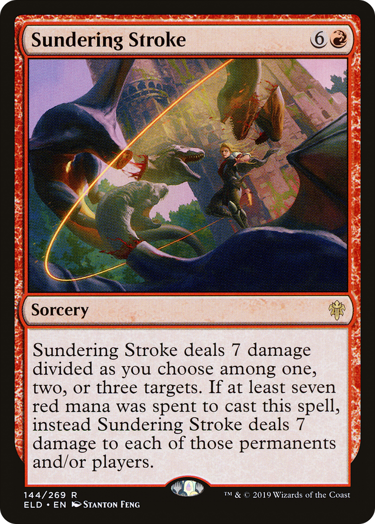 Sundering Stroke [Throne of Eldraine]-1