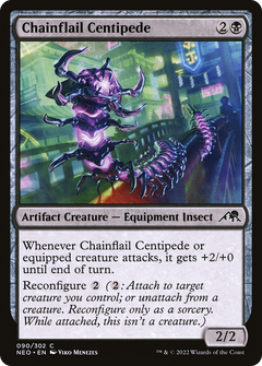 Chainflail Centipede (NEO-090) - Kamigawa: Neon Dynasty-1