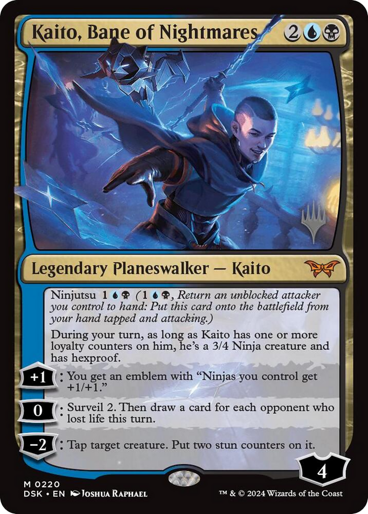 Kaito, Bane of Nightmares (Promo Pack) [Duskmourn: House of Horror Promos]-1
