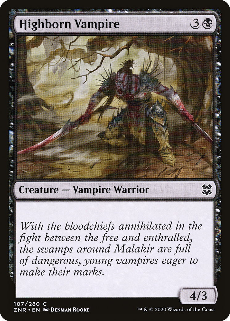 Highborn Vampire [Zendikar Rising]-1