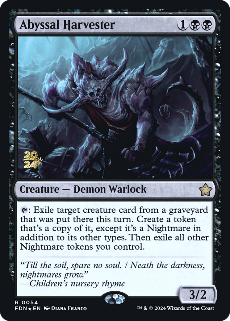 Abyssal Harvester [Foundations Prerelease Promos]-1