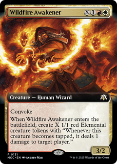 Wildfire Awakener (Extended Art) [March of the Machine Commander]-1